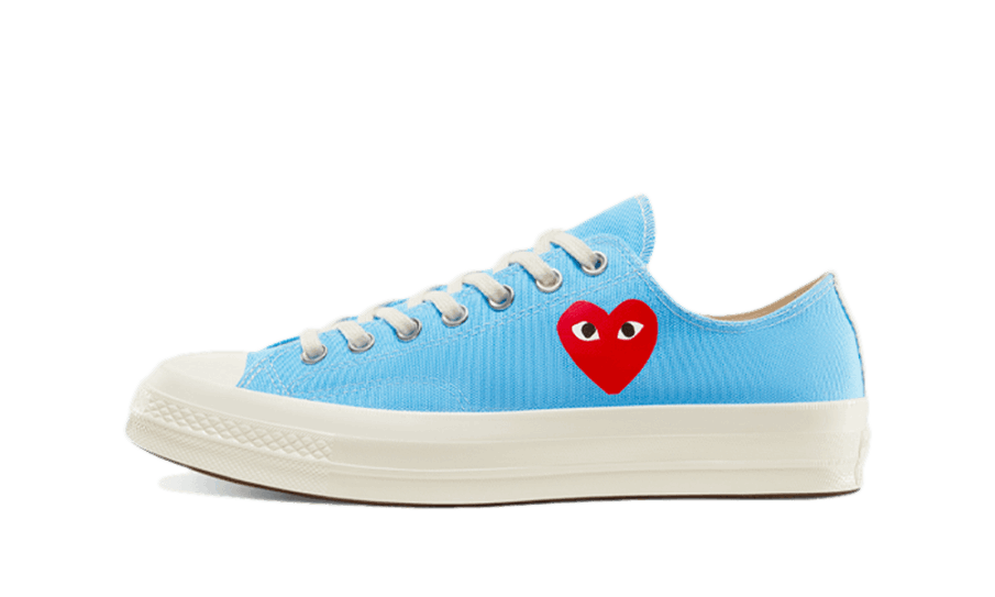 Converse Chuck Taylor All-star 70'erne Ox Comme Des Garcons Play Lyseblå Restock