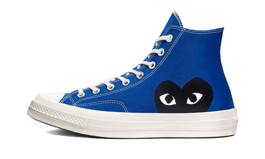 Converse Chuck Taylor All-star 70'erne Hi Comme Des Garcons Play Blue Restock