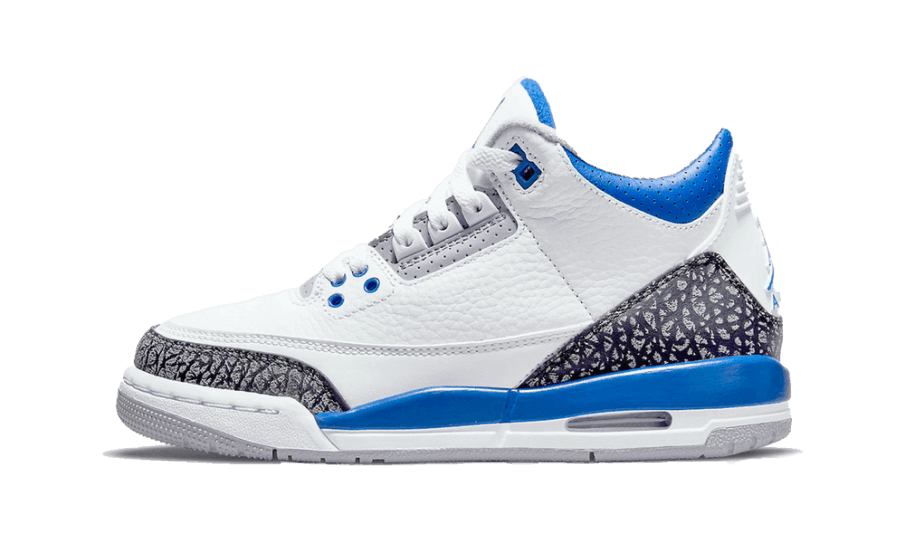 Air Jordan 3 Retro Racer Blå (gs) Påfyldning