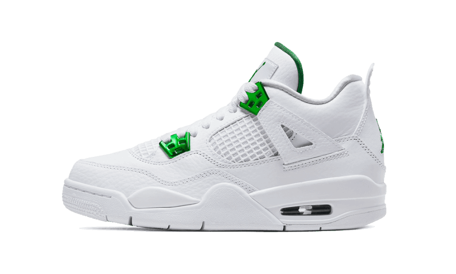 Genopfyld Air Jordan 4 Retro Metallisk Grøn (gs)