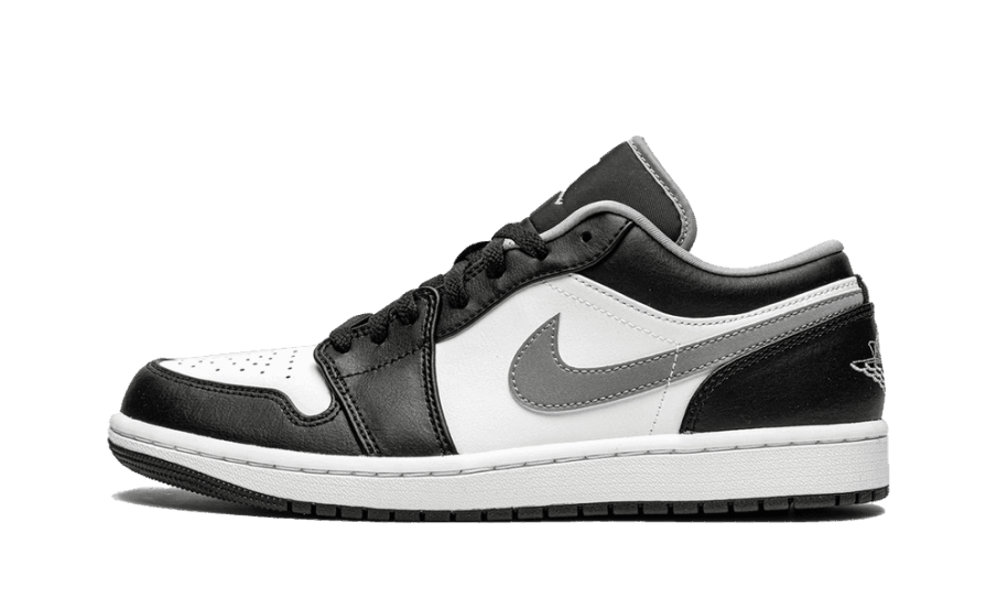 Air Jordan 1 Lav Sort Mellemgrå 2021 Genopbygning