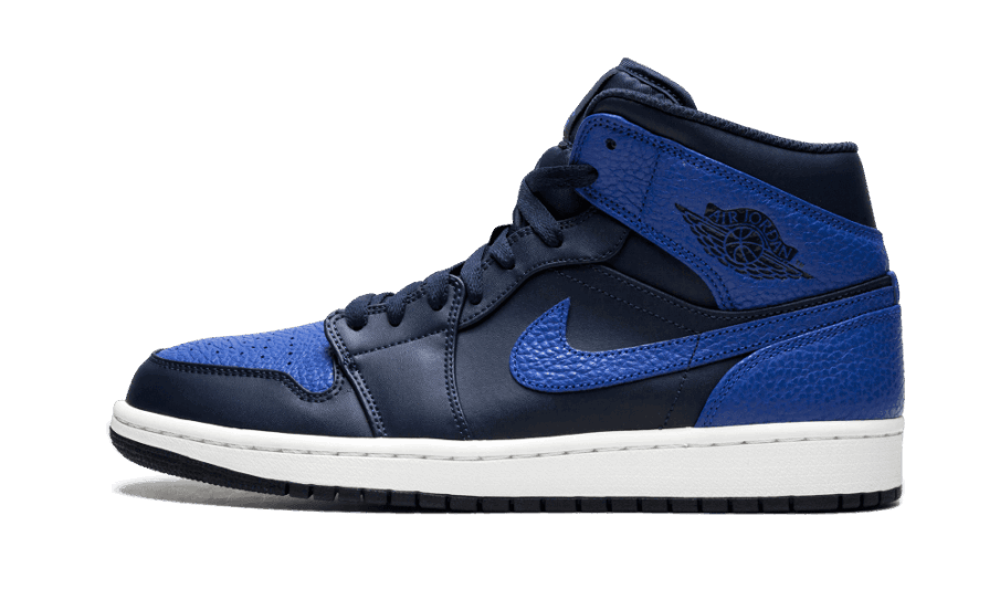Air Jordan 1 Mid Obsidian Spil Royal Restock