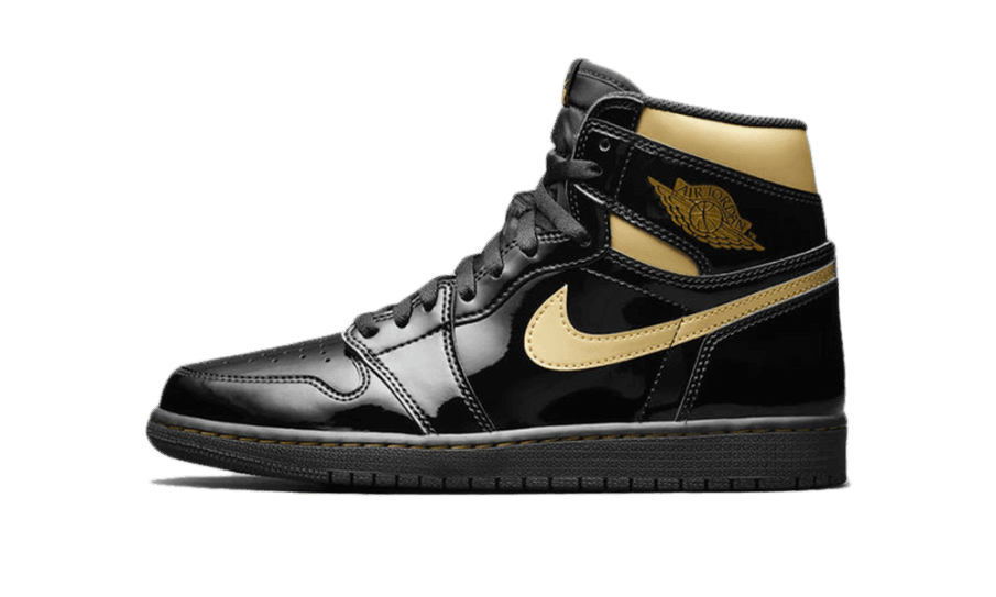 Air Jordan 1 Retro Høj Sort Metallisk Guld (2020) Genopfyld