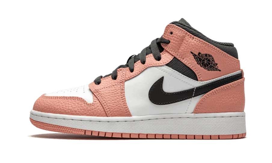 Air Jordan 1 Mid Pink Quartz (gs) Genopfyld