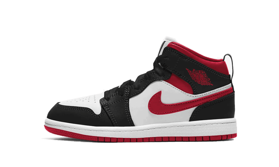 Restock Air Jordan 1 Mid Gym Rød Sort Hvid (ps)