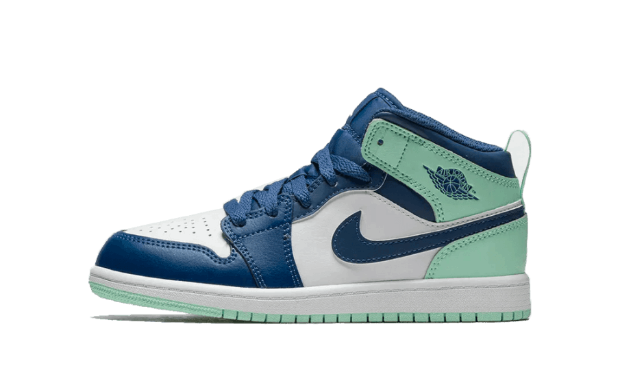 Genopfyld Air Jordan 1 Mid Blue Mint (ps)
