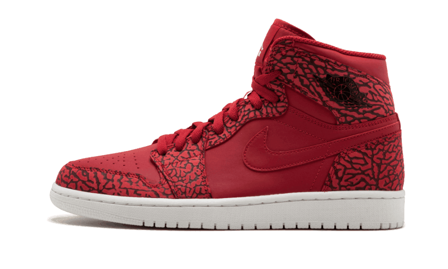 Air Jordan 1 Retro Høj Rød Elefant Print Genopfyld
