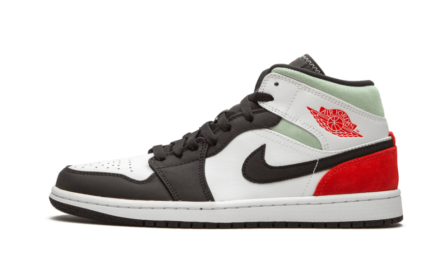 Air Jordan 1 Mid Se Union Sort Tå Restock