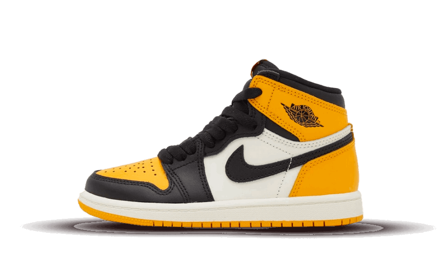 Air Jordan 1 Retro Høj Og Gul Tå (ps) Restock