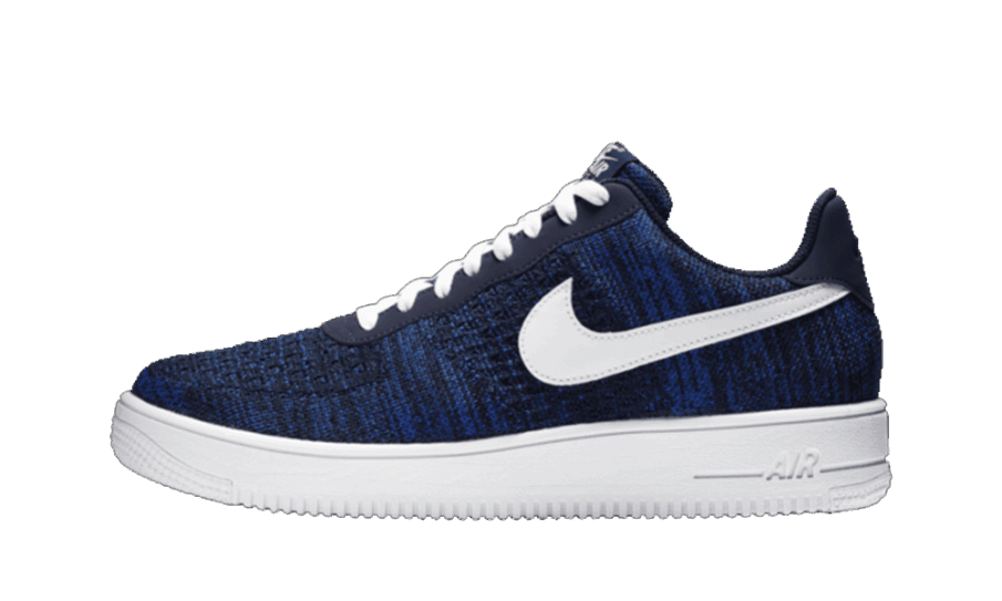 Genopfyld Nike Air Force 1 Lav Flyknit 2 College Navy