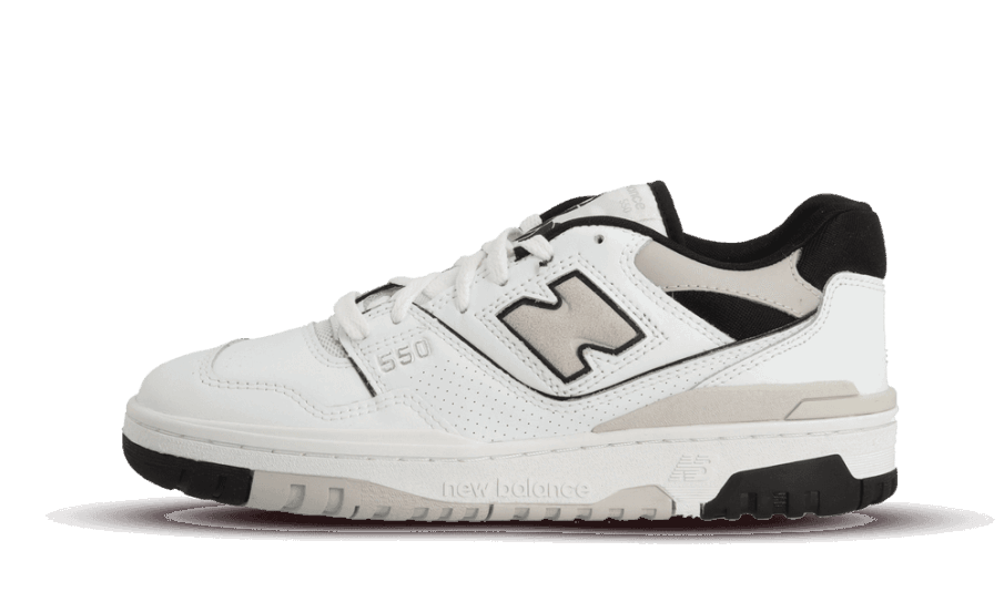 New Balance 550 Hvid Sort Grå Restock