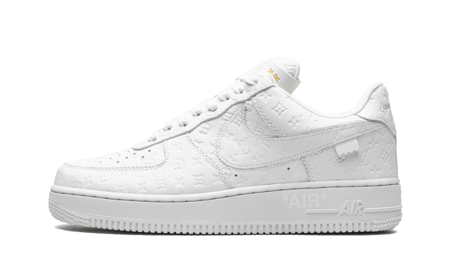 Genopfyld Nike Air Force 1 Lav Louis Vuitton Virgil Abloh Hvid