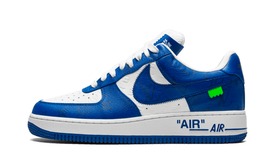 Nike Air Force 1 Lav Louis Vuitton Virgil Abloh Hvid Royal Restock