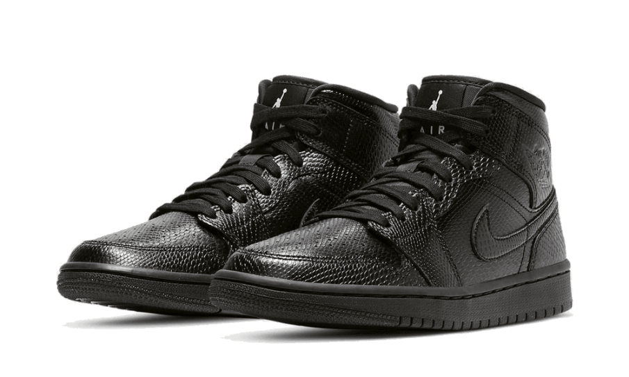 Air Jordan 1 Mellem Sort Slangeskind (w) Genopfyld