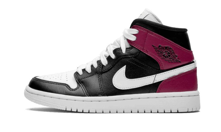 Restock Air Jordan 1 Mid Black Noble Red (w)