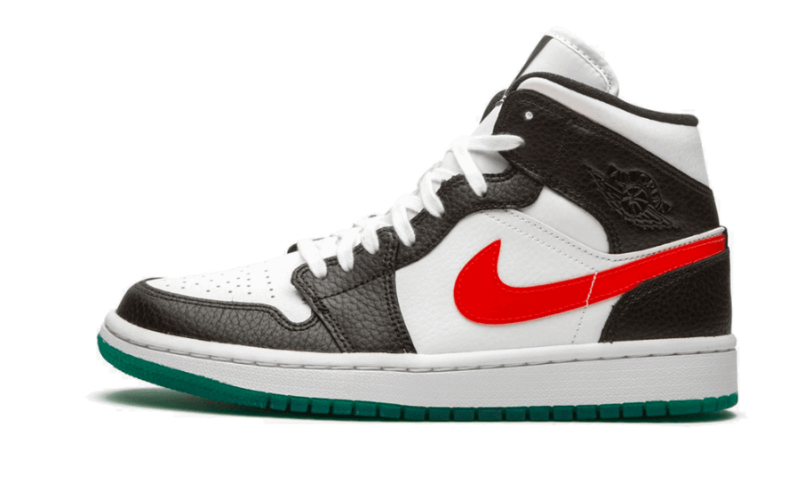 Restock Air Jordan 1 Mid Alternative Swooshes Rød Gul (w)