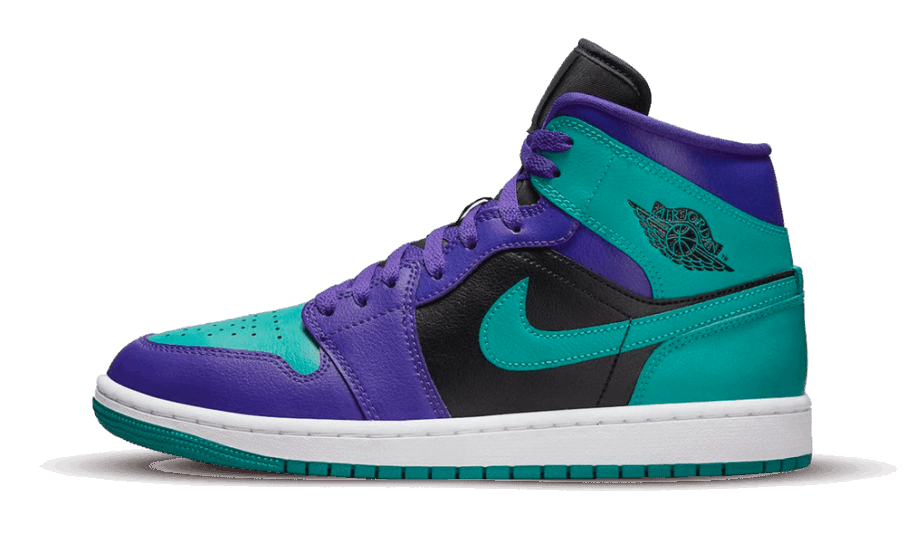 Air Jordan 1 Mid Black Grape (w) Genopfyld