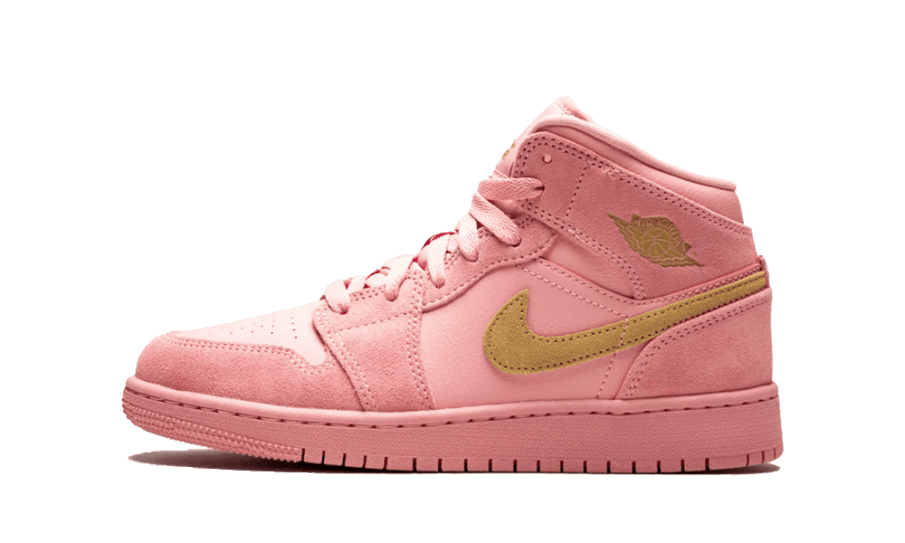 Air Jordan 1 Mid Coral Gold (gs) Genopfyldning