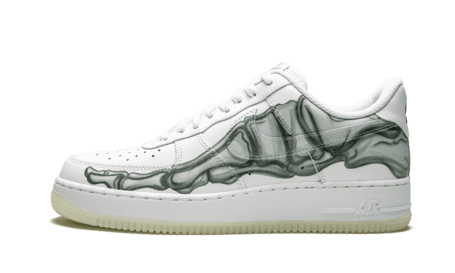 Nike Air Force 1 Lav Hvid Skelet Genopbygning