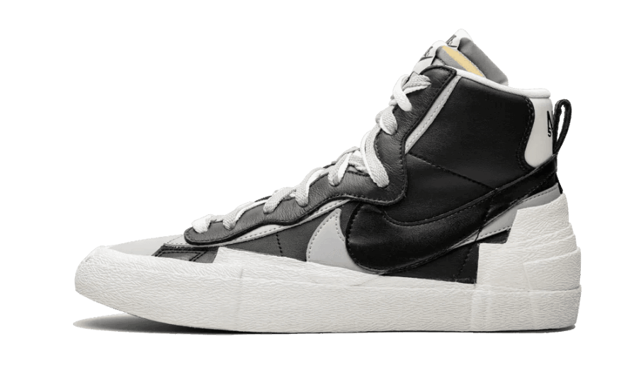 Nike Blazer Mid Sacai Sort Grå Restock