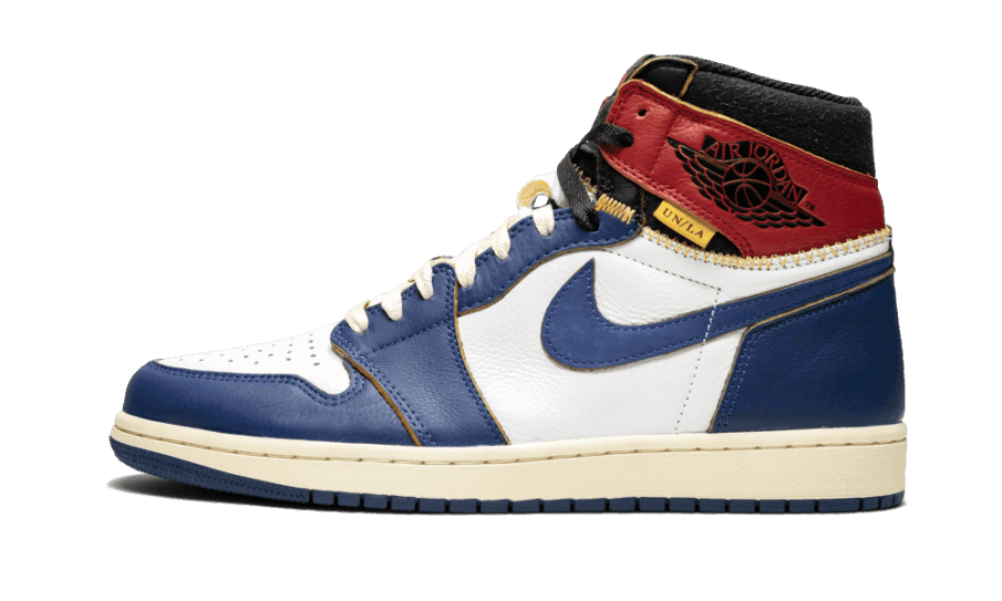 Air Jordan 1 Retro Høj Union Los Angeles Blå Tå Genopbygning