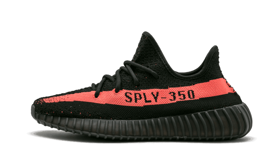Yeezy Boost 350 V2 Core Sort Rød Restock