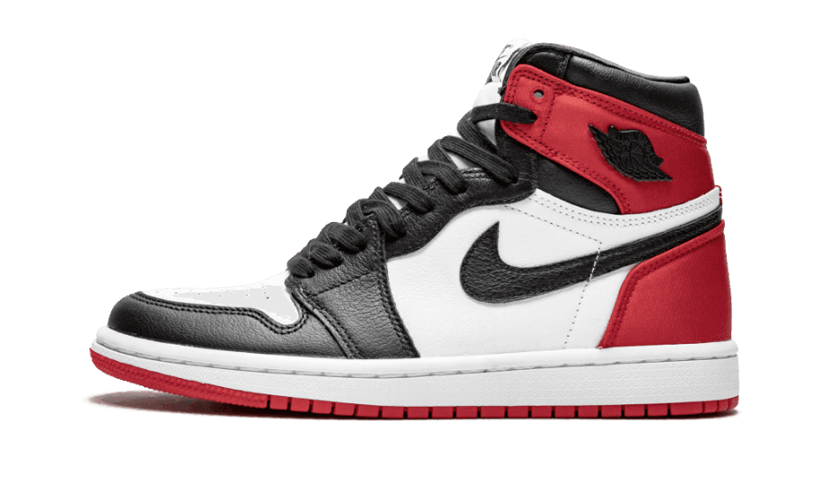 Restock Air Jordan 1 Retro Høj Satin Sort Tå (w)