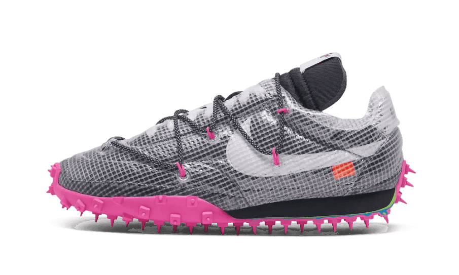 Genopfyld Nike Waffle Racer Råhvid Sort (w)