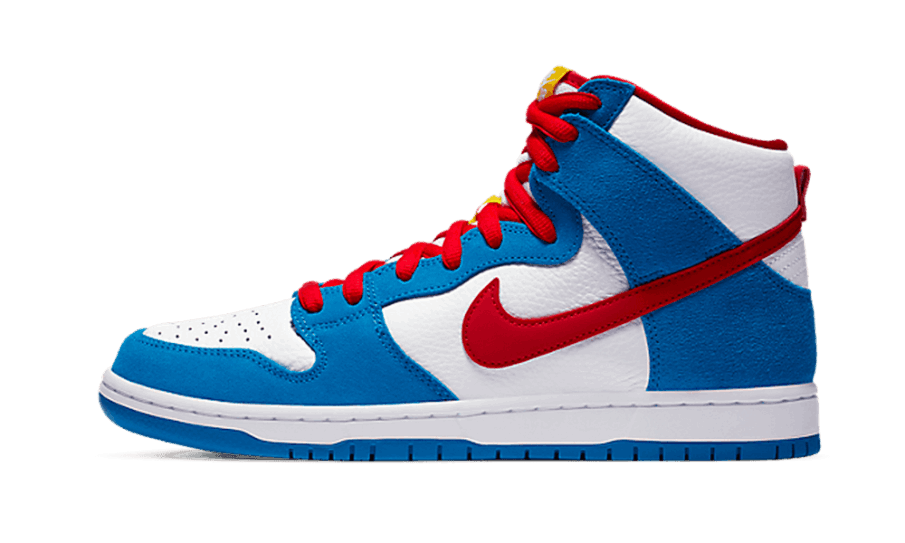 Genopfyld Nike Sb Dunk High Doraemon