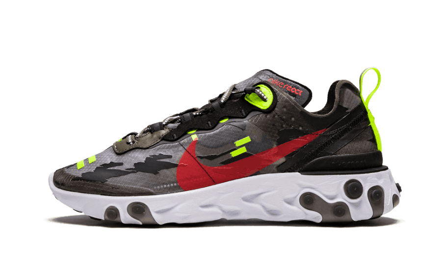Genopfyld Nike React Element 87 Oliven Camo