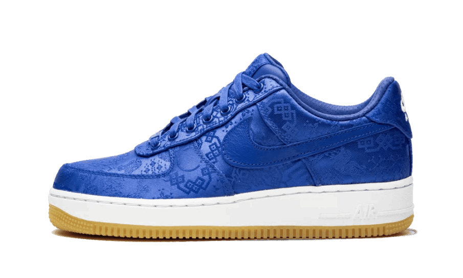 Genopfyld Nike Air Force 1 Lavt Koagel Blå Silke