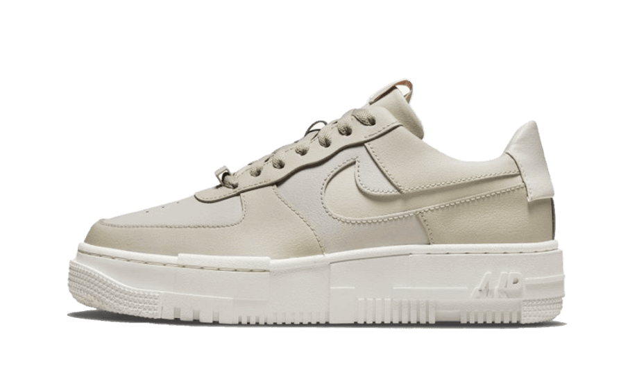 Genopfyld Nike Air Force 1 Low Pixel Stone Bone Summit Hvid (w)