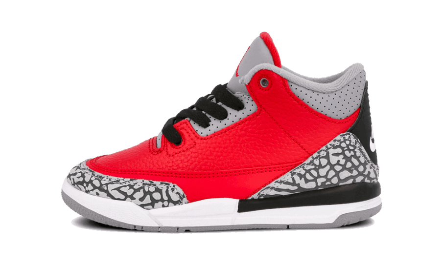 Air Jordan 3 Retro Se Brand Rød (ps) Genopfyld