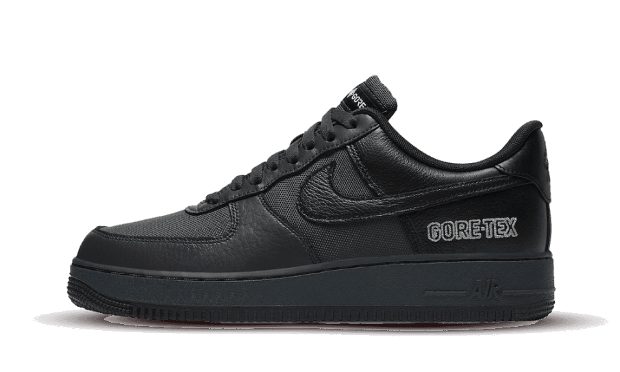Genopfyld Nike Air Force 1 Lav Gore-tex Sort