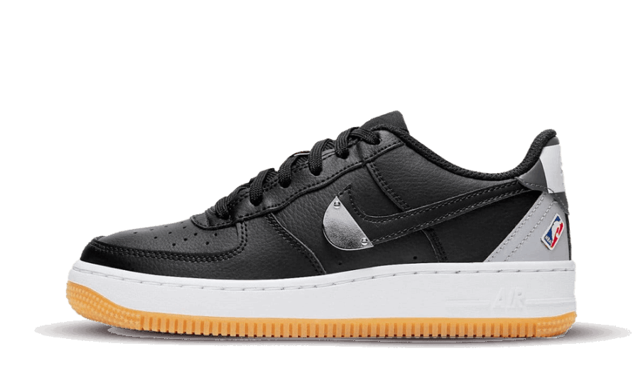 Nike Air Force 1 Lav Lv8 Sort Ulv Grå (gs) Restock