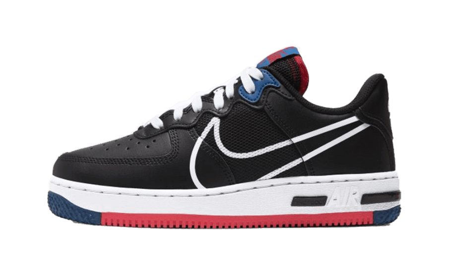 Nike Air Force 1 Lav Reager Sort Gym Rød (gs) Restock