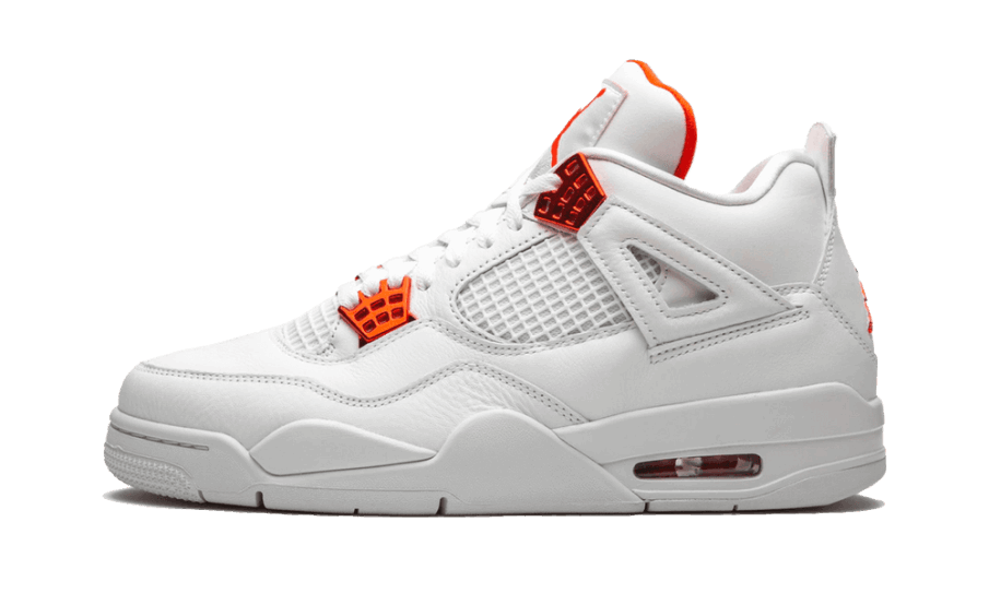 Genopfyld Air Jordan 4 Retro Metallisk Orange