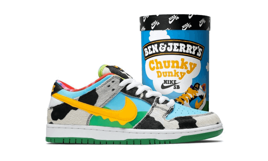 Genopfyld Nike Sb Dunk Low Ben & Jerrys Chunky Dunky (ff Emballage)