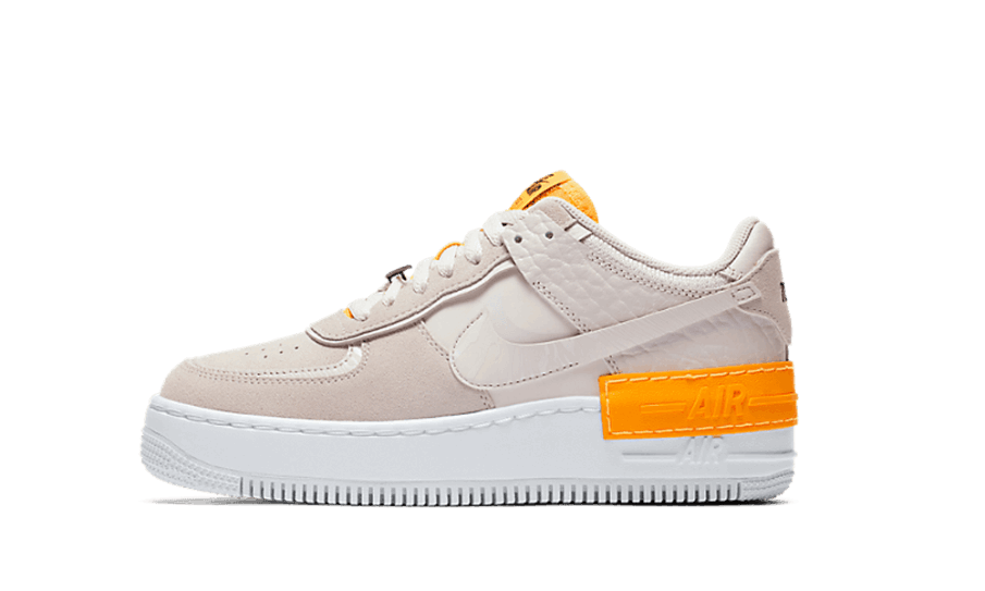 Nike Air Force 1 Lav Skygge Enorme Grå Laser Orange (w) Genopfyld