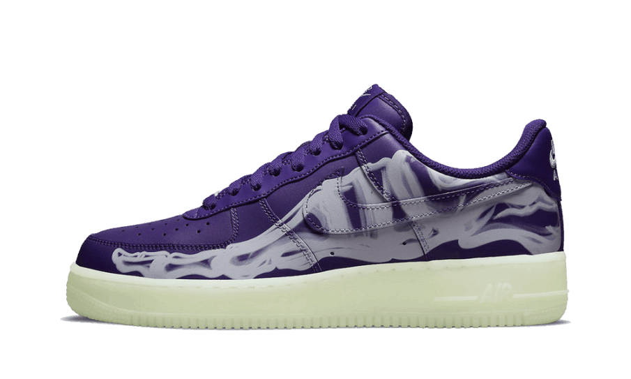 Nike Air Force 1 Lav Lilla Skelet Genopbygning