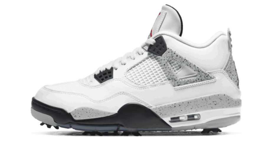 Air Jordan 4 Retro Golf Hvid Cement Genopfyldning