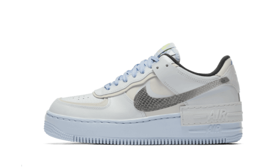 Nike Air Force 1 Lav Skygge Ren Platin Brint Blå (w) Genopfyldning