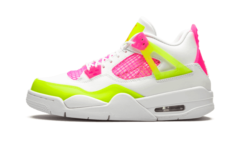 Air Jordan 4 Retro Hvid Citron Pink (gs) Genopfyld