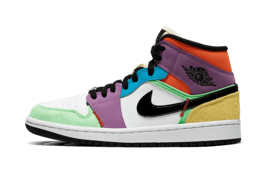 Genopfyld Air Jordan 1 Mid Se Multi-farve (w)