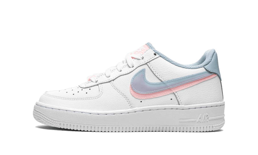 Genopfyld Nike Air Force 1 Lav Lv8 Dobbelt Swoosh Blå Pink (gs)