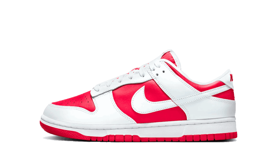 Nike Dunk Low Championship Red 2021 (gs) Lagerbeholdning