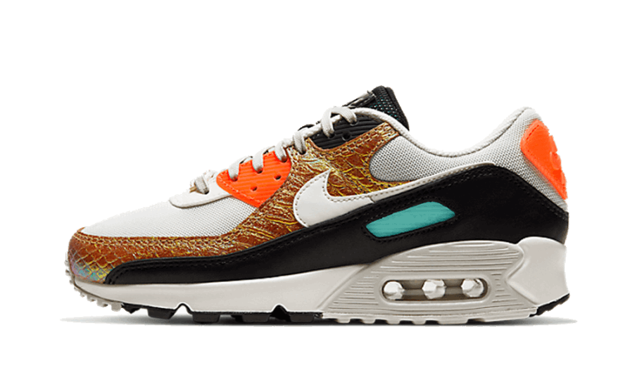 Genopfyld Nike Air Max 90 Guld Krybdyr (w)