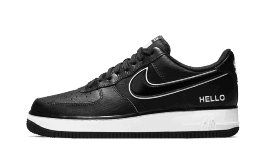 Genopfyld Nike Air Force 1 Lav Hallo Sort