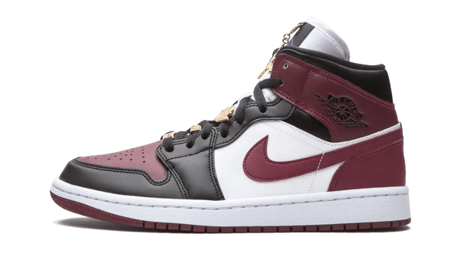 Air Jordan 1 Mid Se Sort Mørk Rødbede (w) Restock