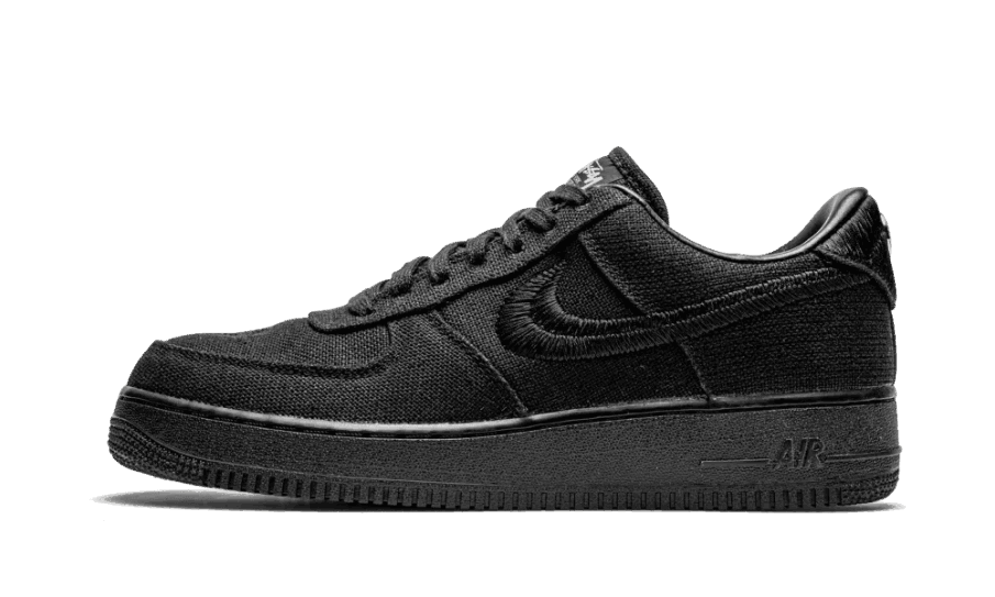 Genopfyld Nike Air Force 1 Lav Stussy Sort